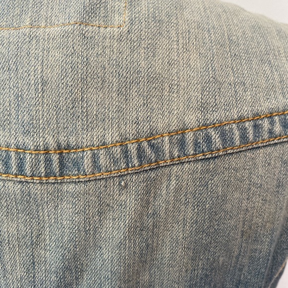 American Rag Cropped Jean Jacket Women’s Medium - Picture 5 of 8